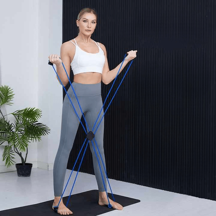 Bande de Résistance - HomeStretch™ - Bleu - Cardio Sport MJ