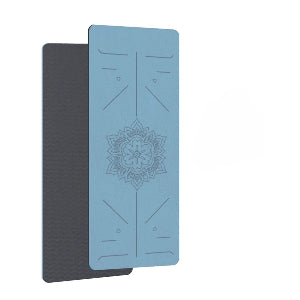 tapis de sport bleu