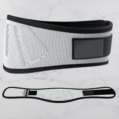 Ceinture pour la musculation - FitnessWaistBelts™ - Gris - Cardio Sport MJ