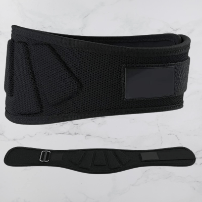 Ceinture pour la musculation - FitnessWaistBelts™ - Noir - Cardio Sport MJ