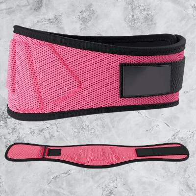 Ceinture pour la musculation - FitnessWaistBelts™ - Rose - Cardio Sport MJ