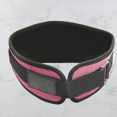 Ceinture pour la musculation - FitnessWaistBelts™ - Rose - Cardio Sport MJ