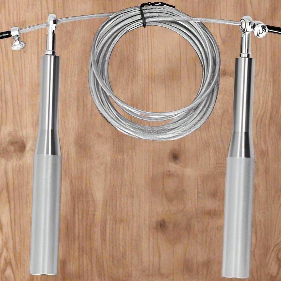 Corde à Sauter - JumpRopeCrossfit™ - Argent - Cardio Sport MJ