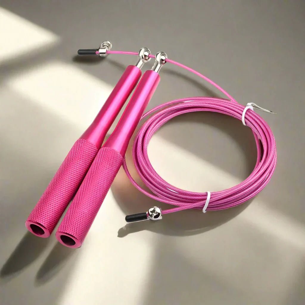 Corde à Sauter - JumpRopeCrossfit™ - Rose - Cardio Sport MJ