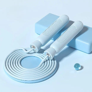 corde à sauter bleu