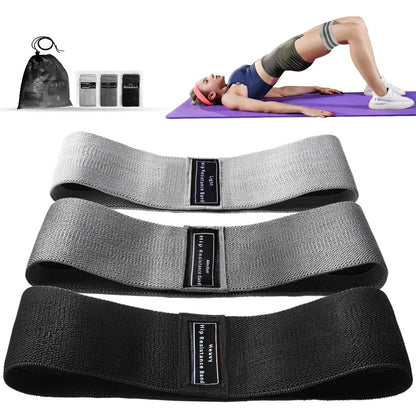 ELASTIQUE MUSCULATION - BANDES DE RÉSISTANCE EN TISSUS - Cardio Sport MJ
