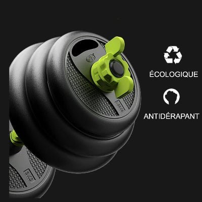 ENSEMBLE D'HALTERE REGLABLE - Welljion Sport & Fitness™ - Cardio Sport MJ