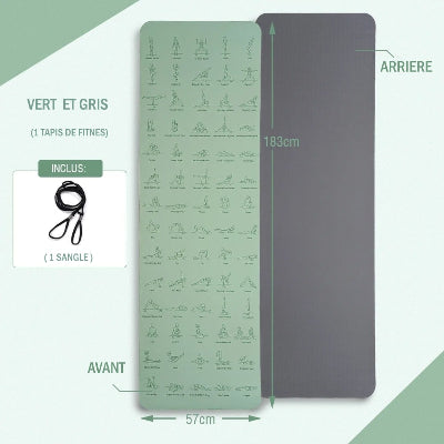tapis fitness vert